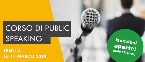 public speaking trento