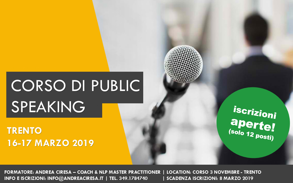 public speaking trento