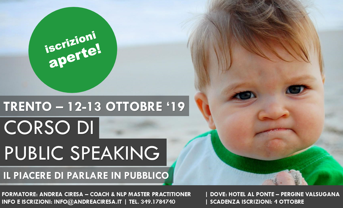 public speaking trento