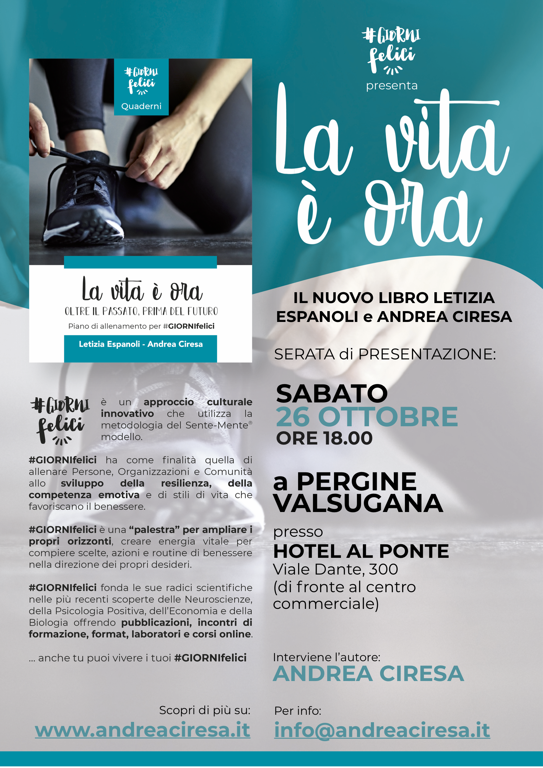 Ciresa Andrea - La vita è ora - Pergine Valsugana