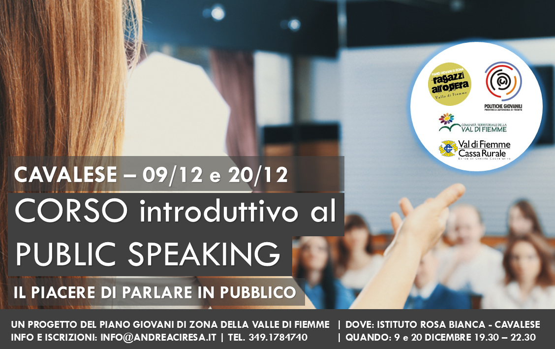 serate Public speaking cavalese